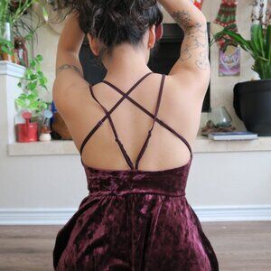 Forever 21 Purple Velvet Dress